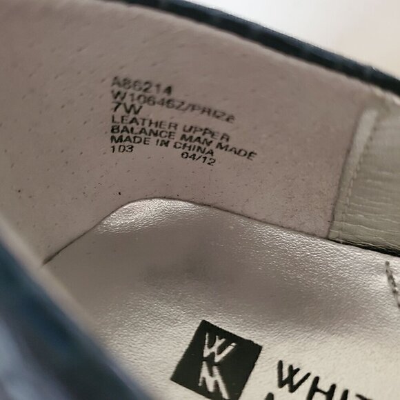 White Mountain Navy Blue Loafers, Woman's Navy Loafers - Picture 4 of 4